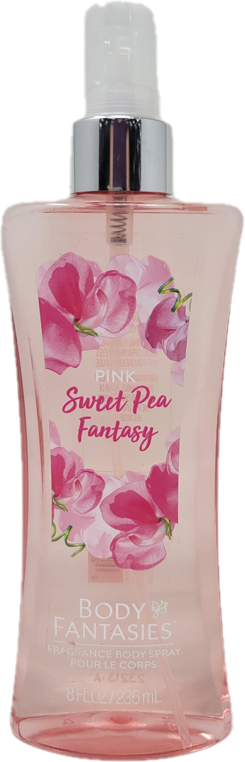 SP BODY FANTASIES PINK SWEET PEA 8oz NI