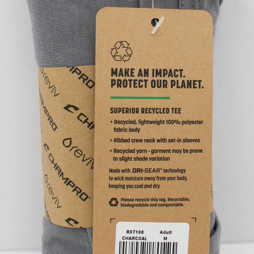 T-SHIRT - ADULT - CHARCOAL- M