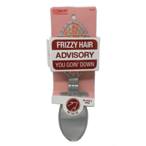 CONAIR WOMEN'S FRIZZY HAIR BRUSH FOLDING NI