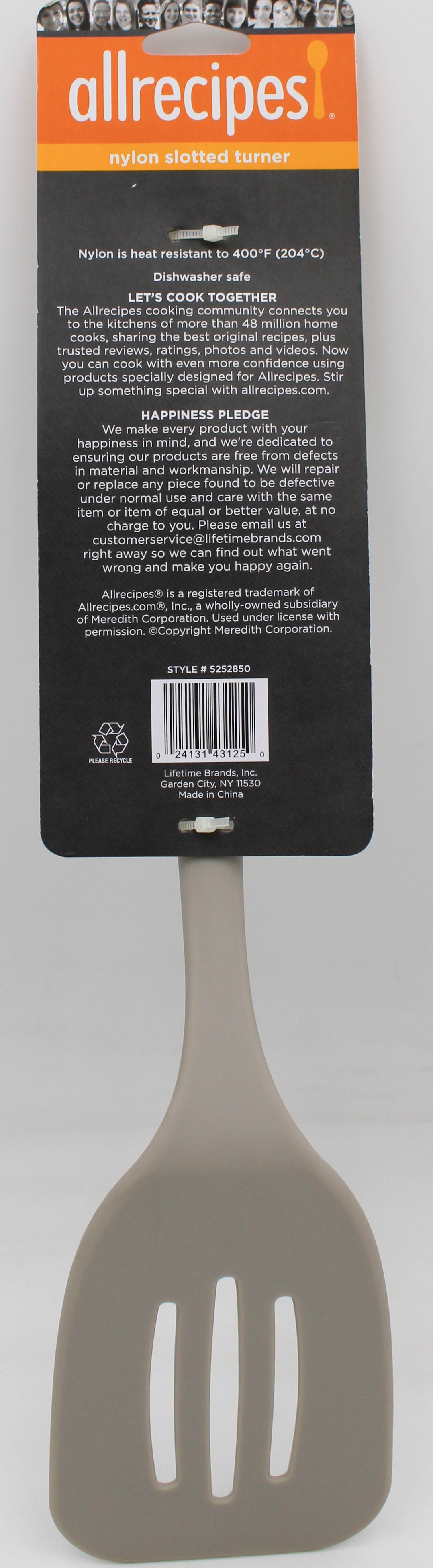 ALL RECIPES  1PC NYLON SLOTTED TURNER NI