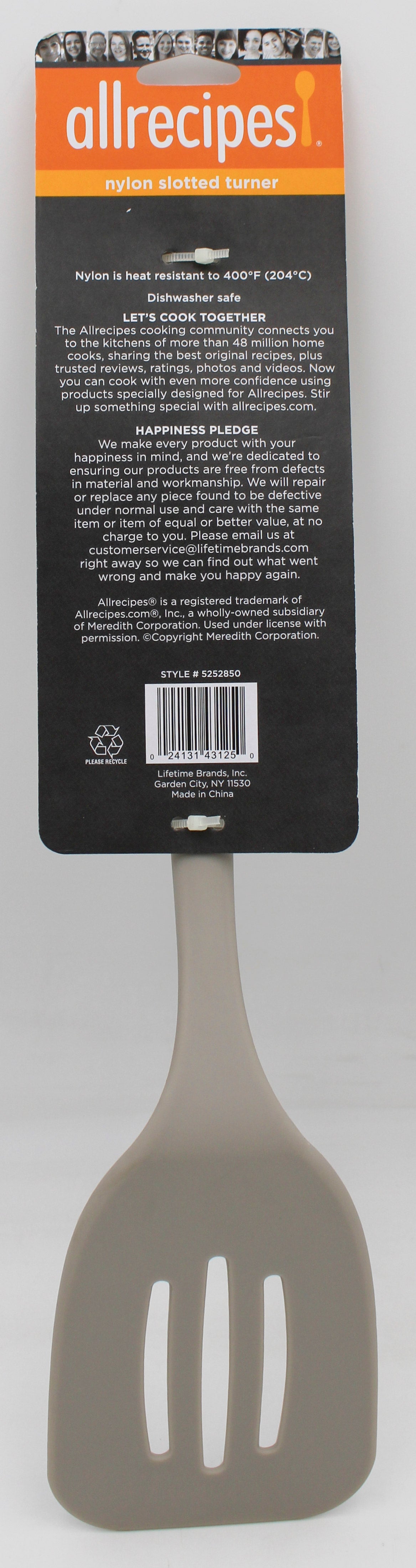 ALL RECIPES  1PC NYLON SLOTTED TURNER NI