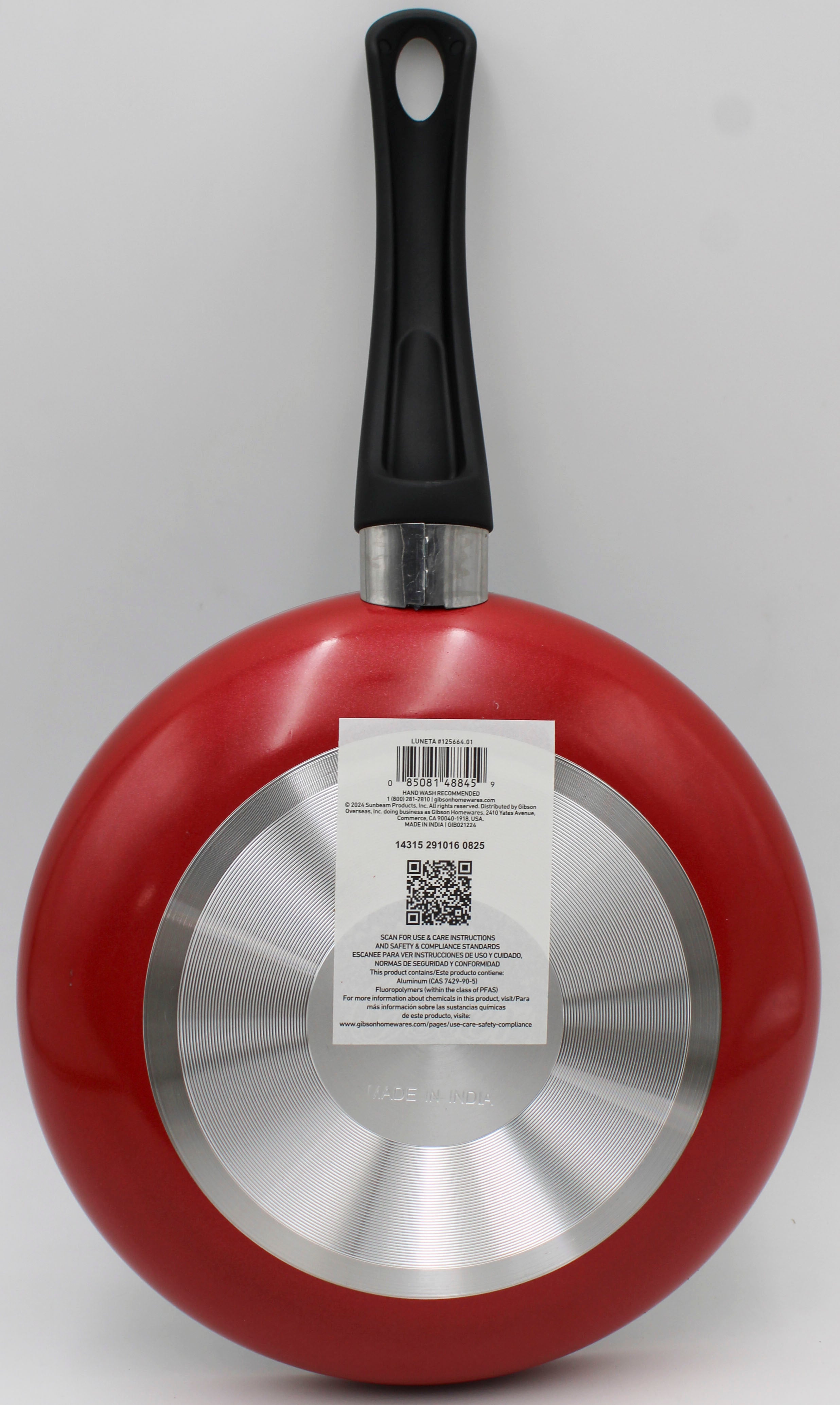 9.5in OSTER NS RED FRYING PAN - ALUM NI
