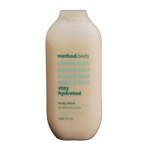 METHOD BODY WASH 18OZ-"STAY HYDRATED"
