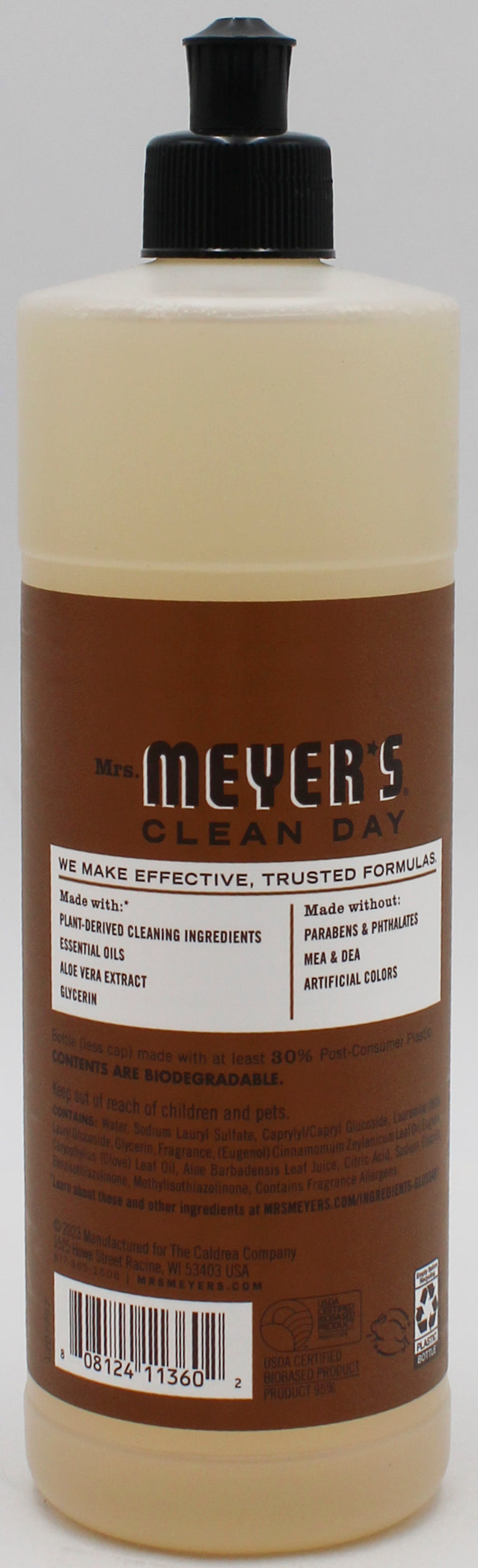 SP MRS MEYERS DISH SOAP 16oz ACORN SPICE