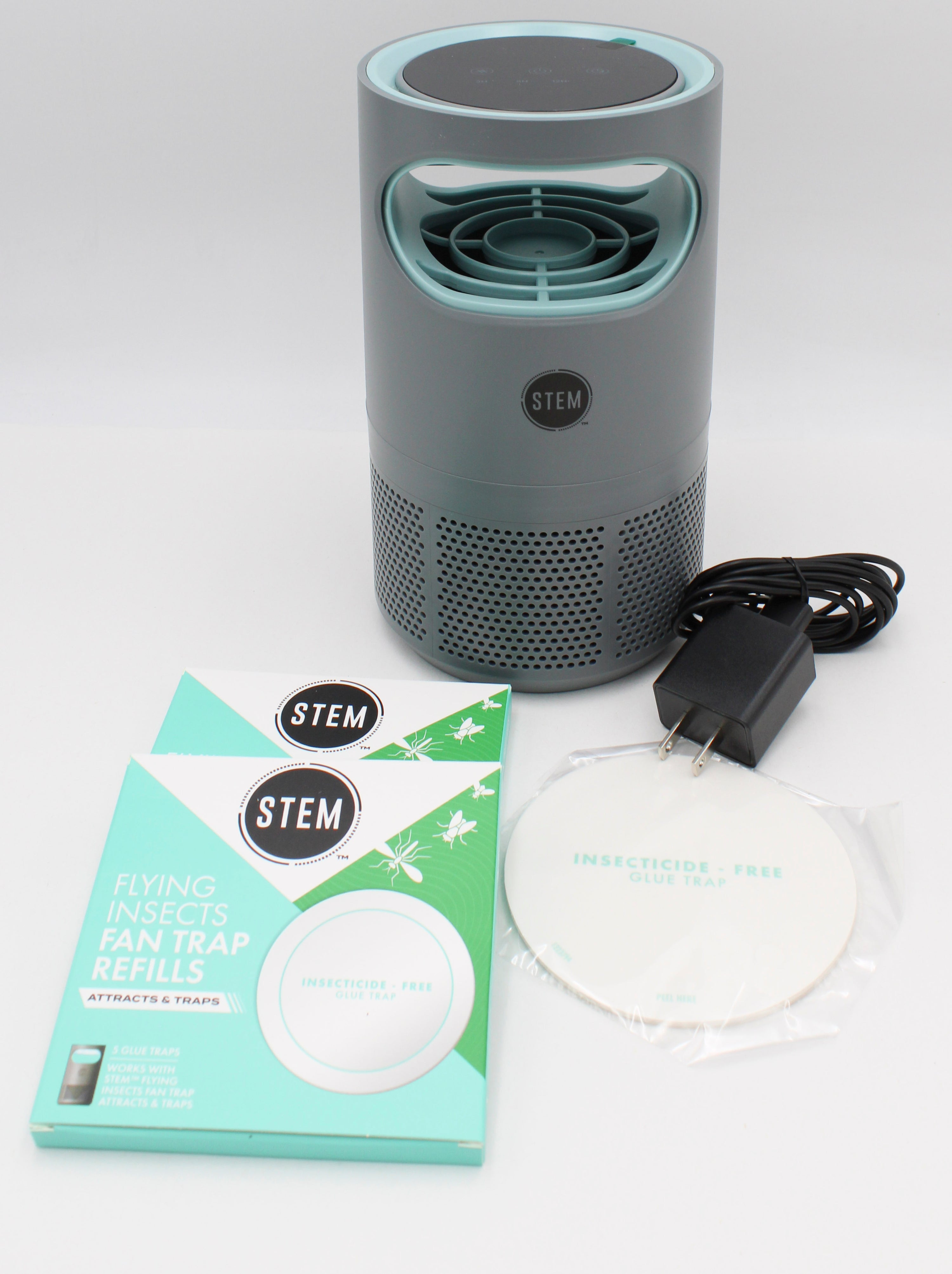 STEM FLYING INSECTS FAN TRAP 1 DEVICE + 15 REFILLS US