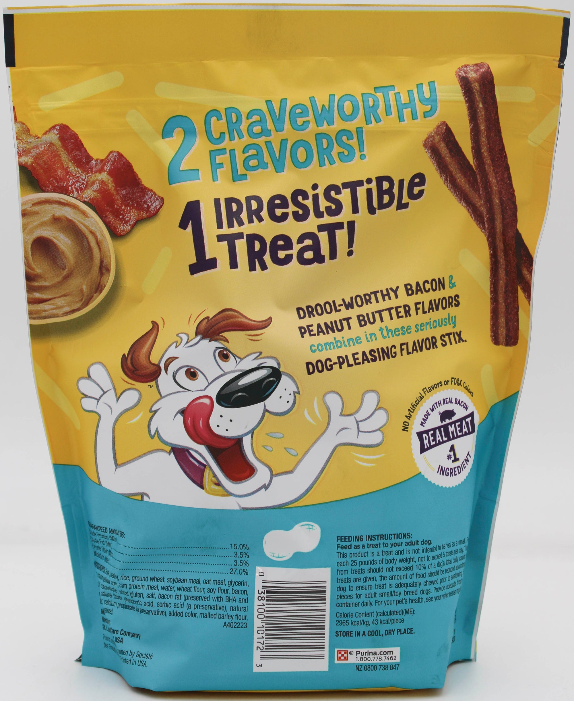 BEGGIN' FLAVOR STIX W/BACON & PEANUT BUTTER 25OZ/1LBS 9oz BAG. EXP 11/30/2025 NI
