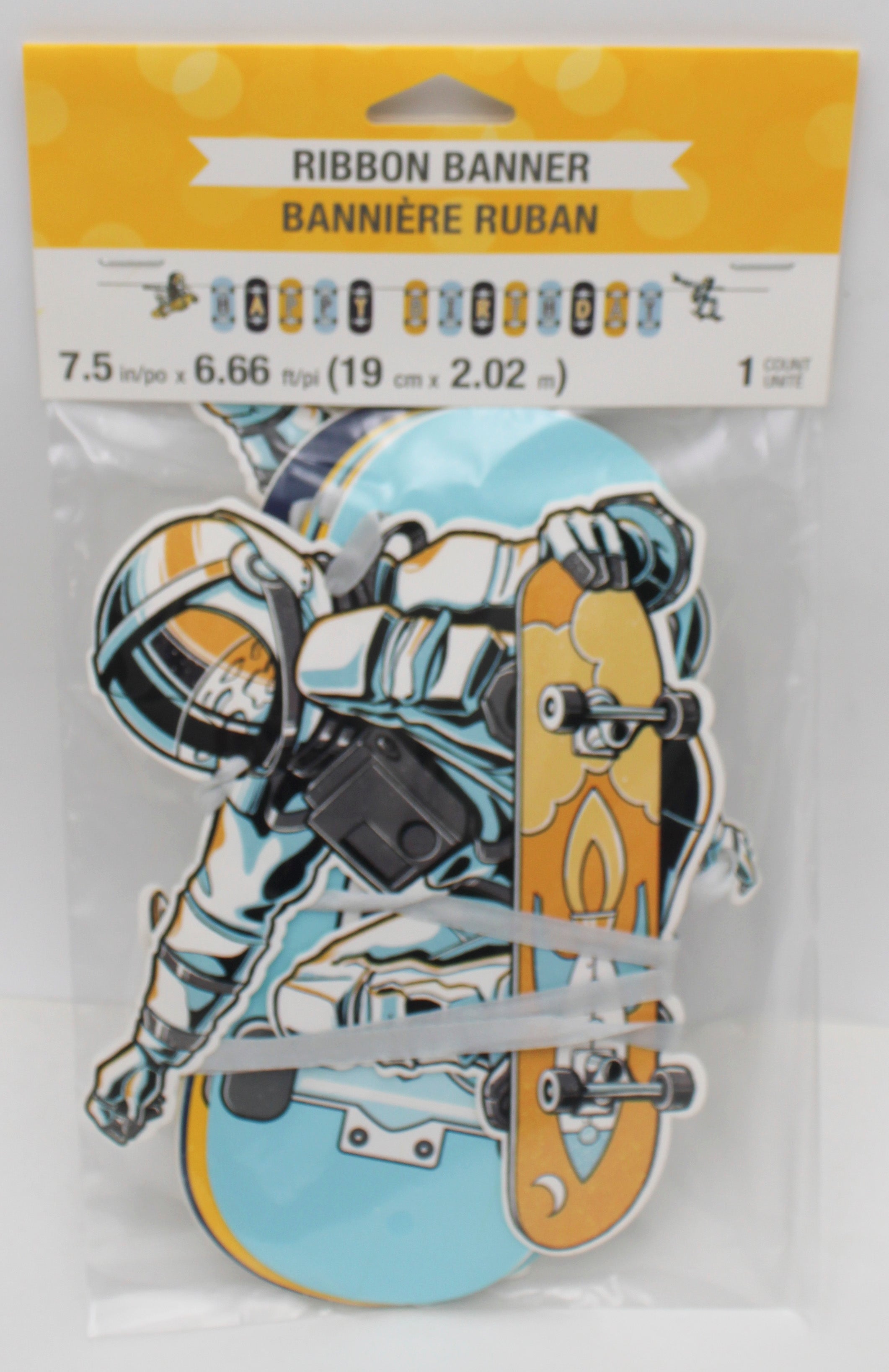 BANNER SHP RIB 1CT SPACE SKATER