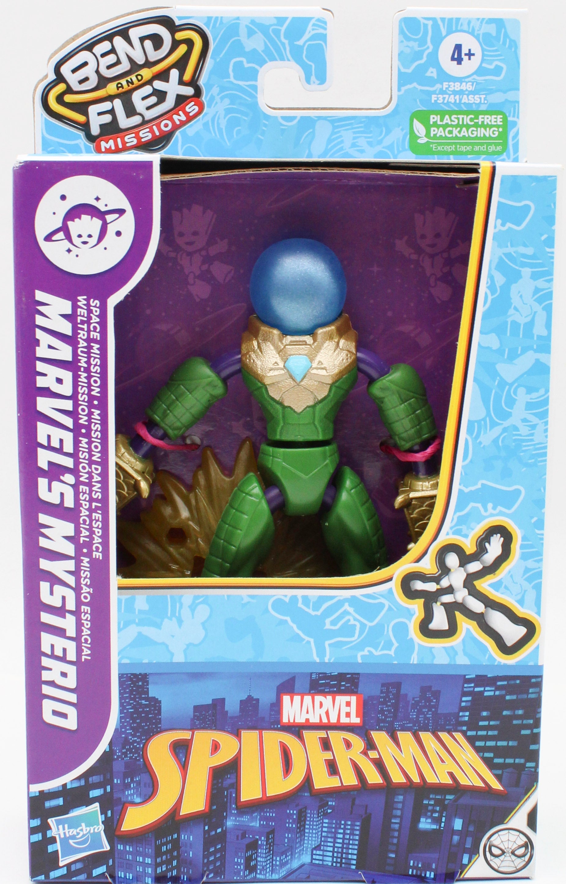 MARVEL: BEND AND FLEX MISSIONS FIGURE - MARVEL'S MYSTERIO 6"