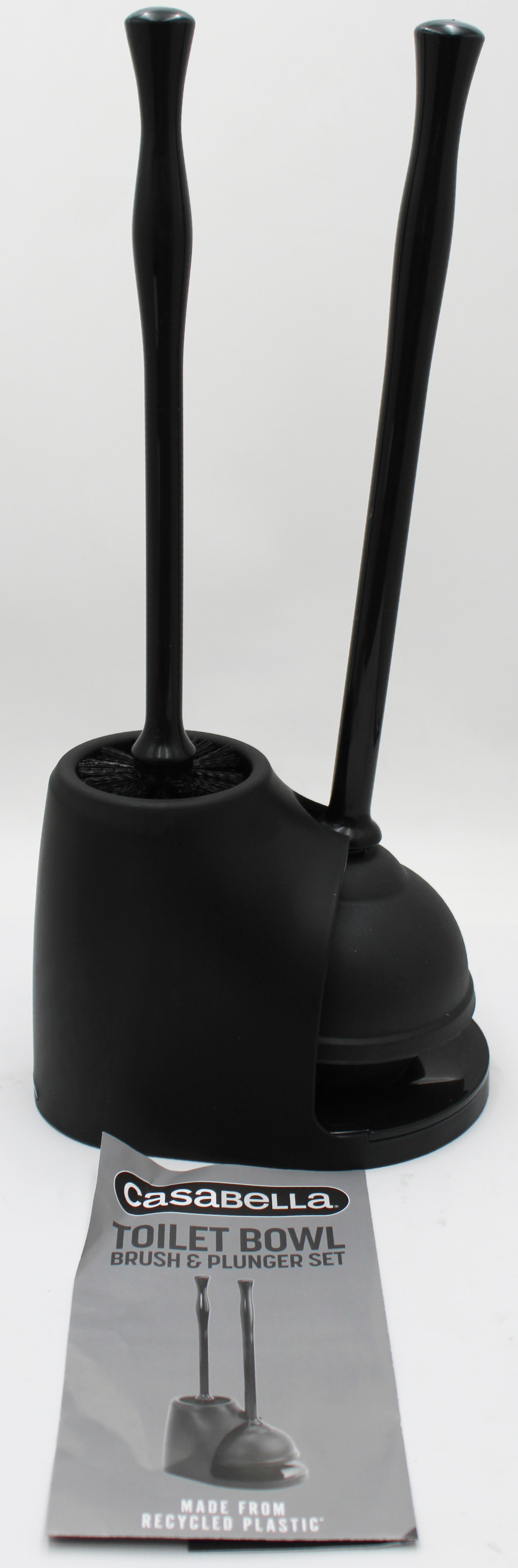 CASABELLA TOILET BRUSH AND PLUNGER SET