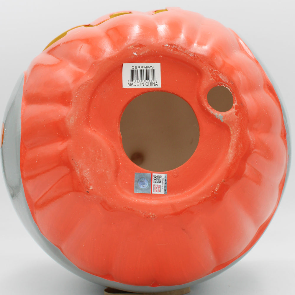 WASHINGTON STATE COUGARS CERAMIC PUMPKIN HELMET 10"