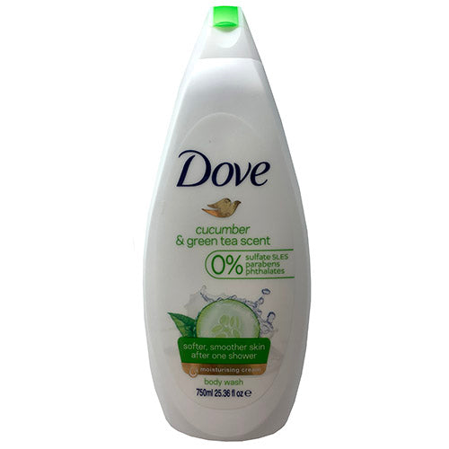 DOVE BODYWASH 750ML-CUCUMBR/GRN TEA