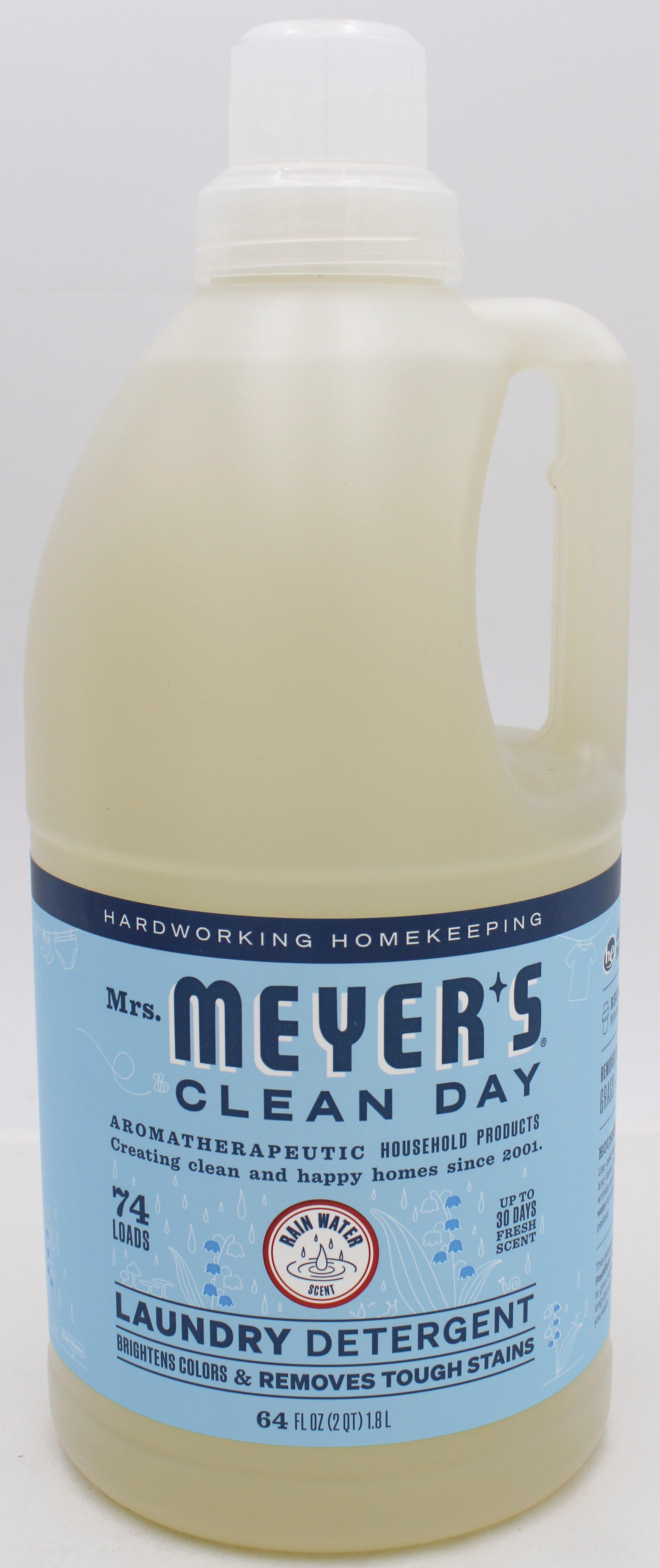 MRS MEYERS LIQUID LAUNDRY DETERGENT RAIN WATER 64oz