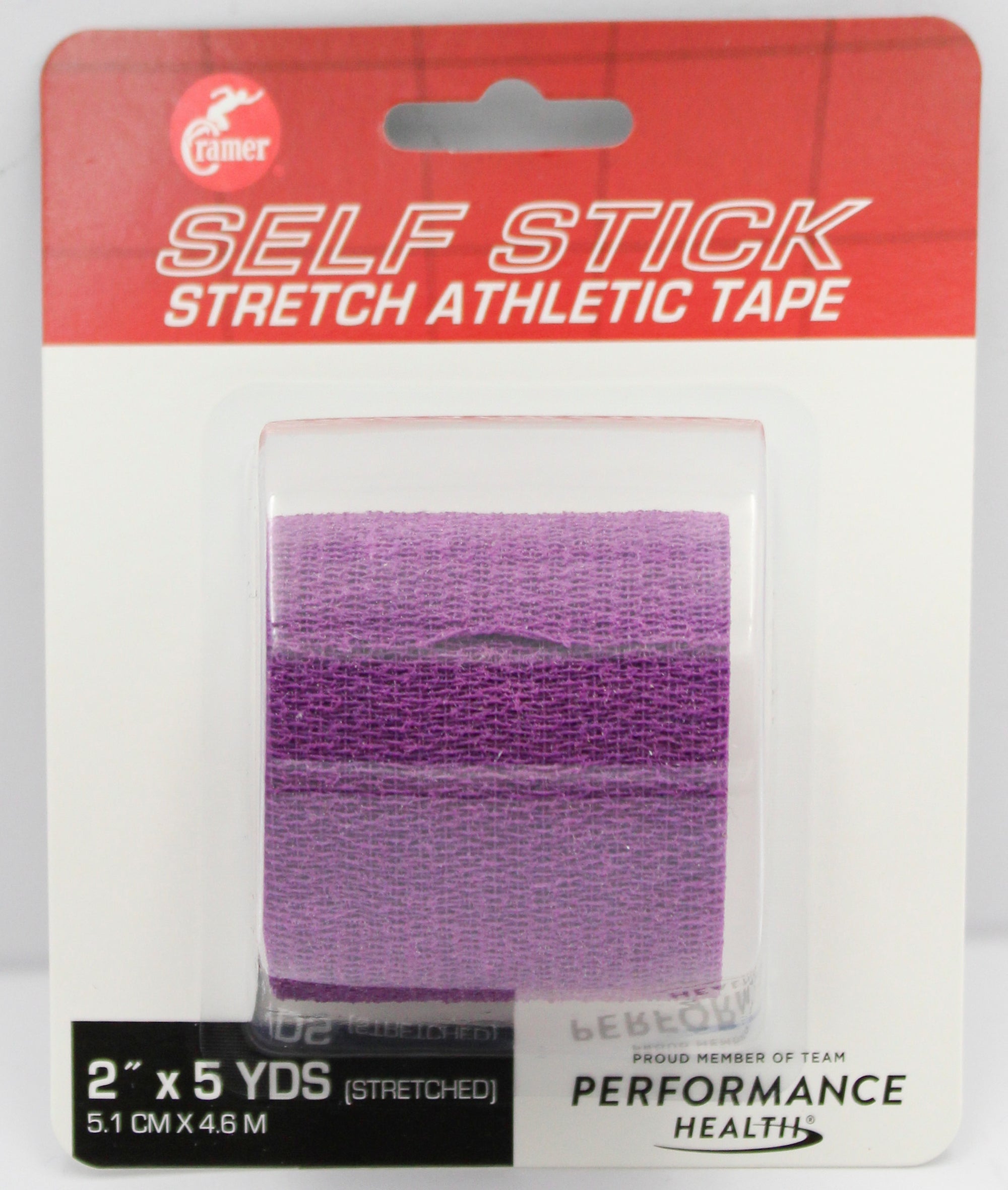 CRAMER SELF STICK ATHLETIC TAPE 2" X 5YD PURPLE