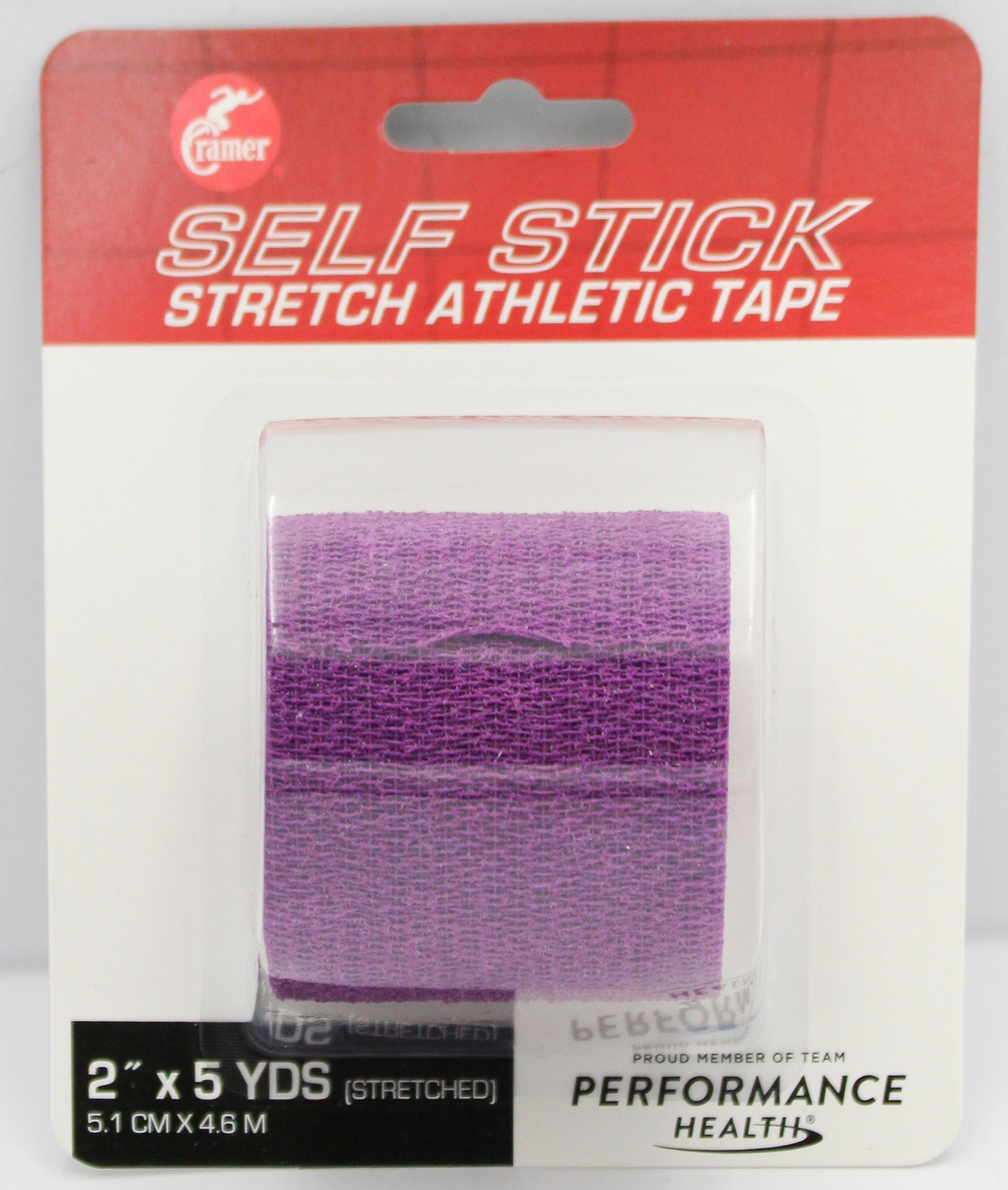 CRAMER SELF STICK ATHLETIC TAPE 2" X 5YD PURPLE