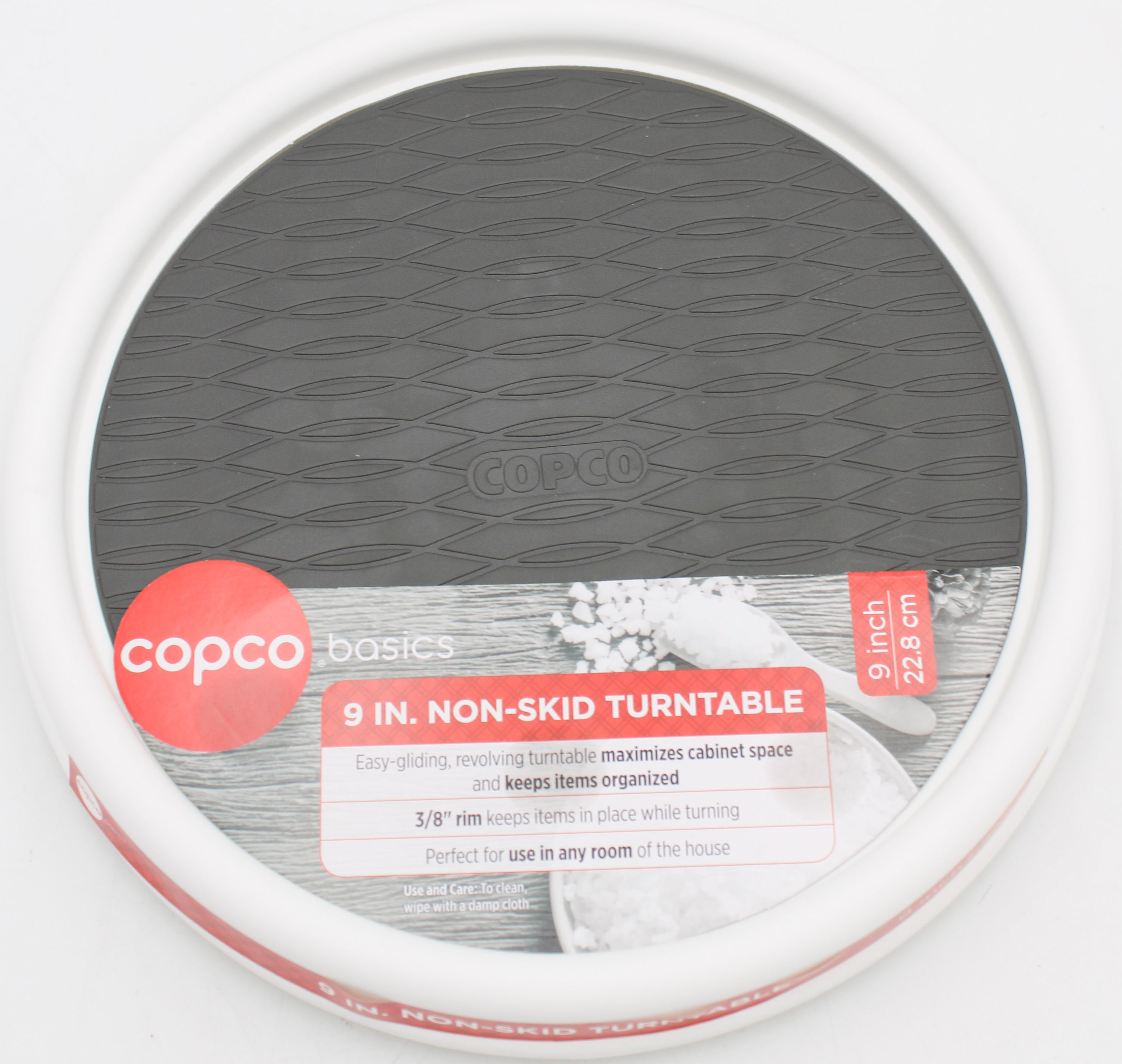 COPCO BASICS 9 INCH TURNTABLE - GRAY BLUE NI