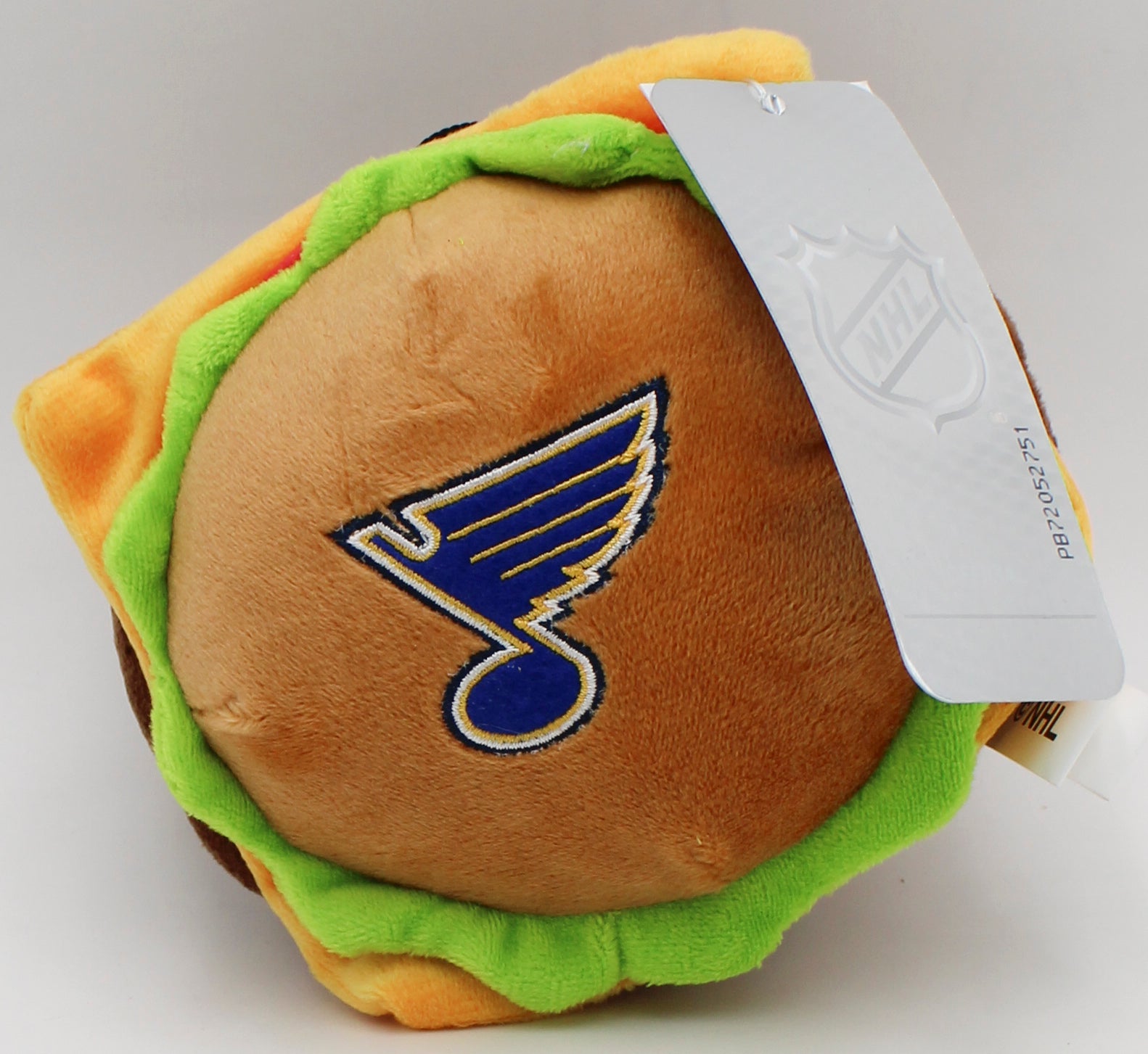 NHL  ST.LOUIS BLUES HAMBURGER DOG TOY NI