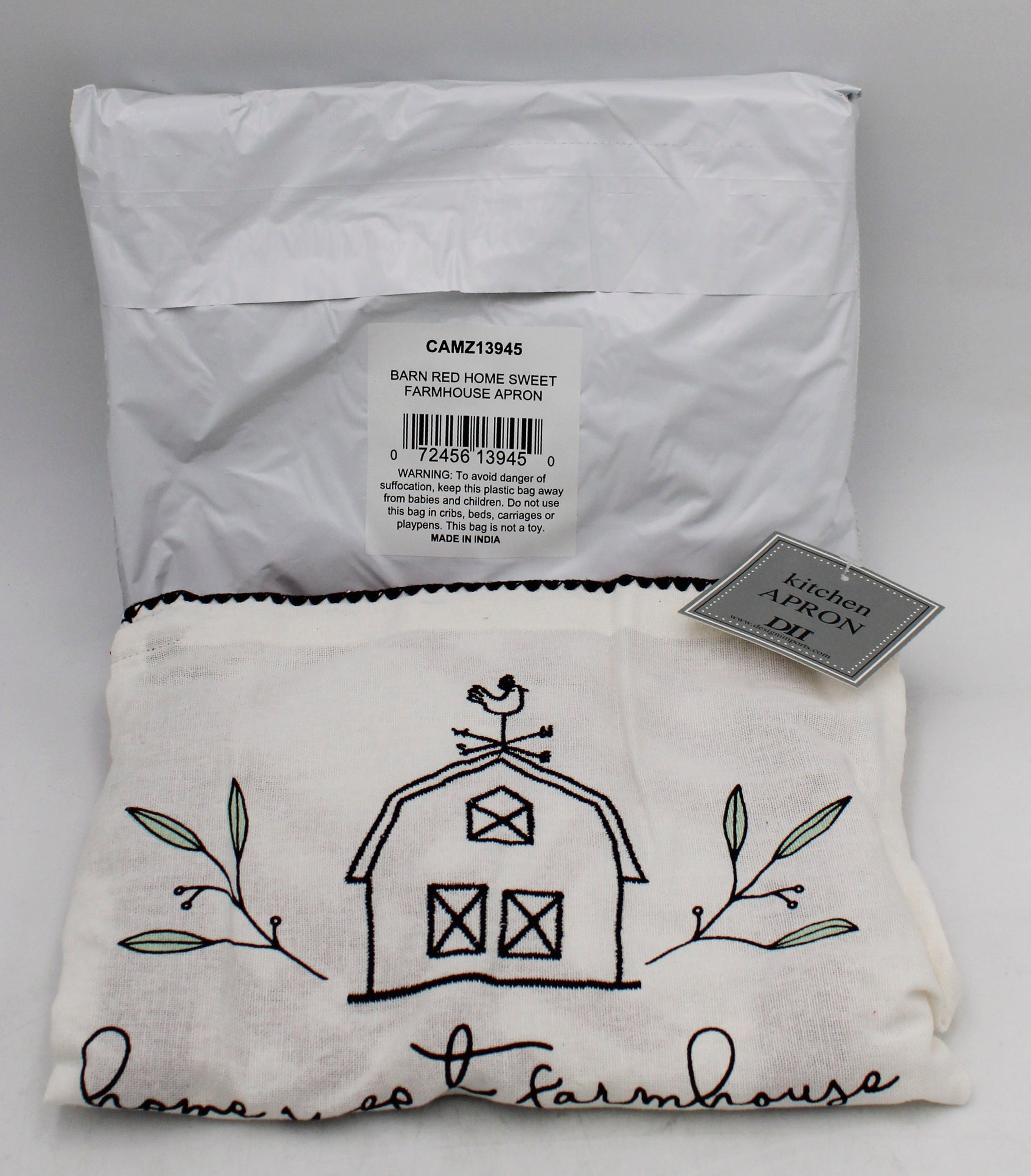 APRON - BARN RED HOME SWEET FARMHOUSE