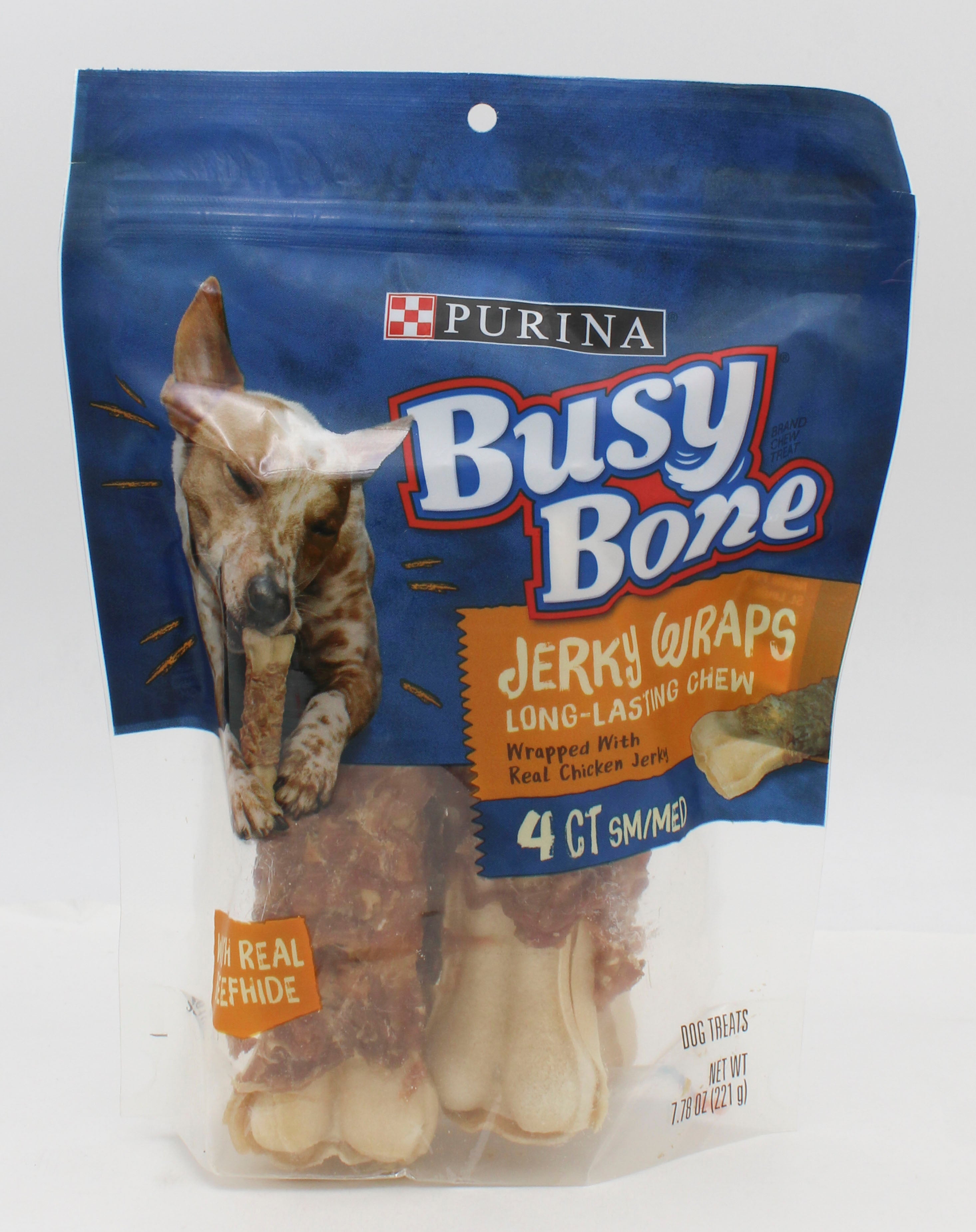 BUSY BONE JERKY WRAPS S/M 7.78oz BB 7.31.26 NI