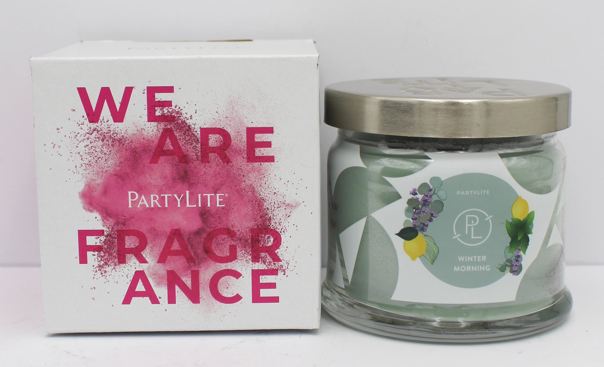 PARTYLITE WINTER MORNING 3-WICK JAR CANDLE 13.2oz