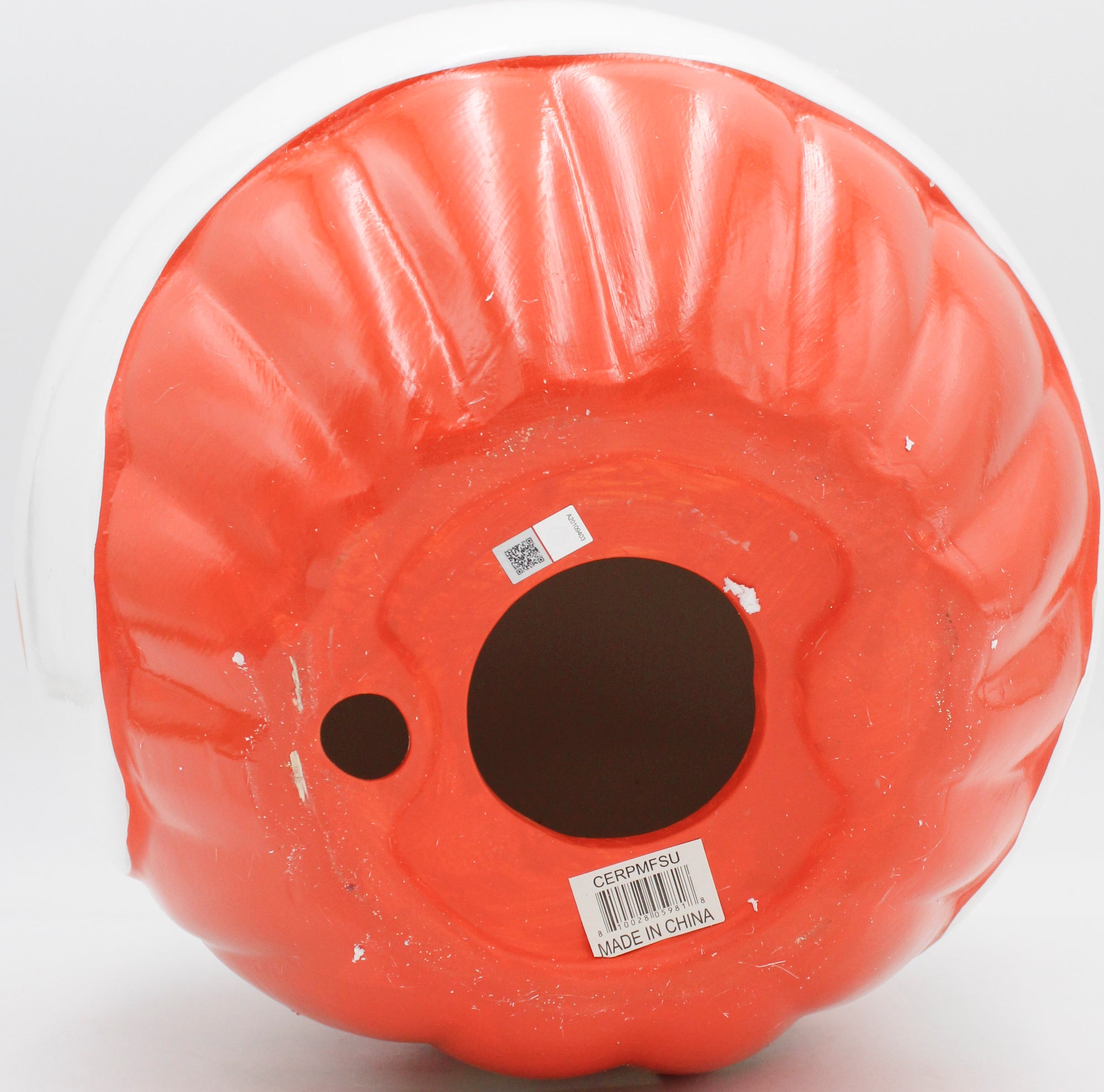 OFFICIALLY LICENCED OKLAHOMA STATE COWBOYS CERAMIC PUMPKIN HELMET 10"
