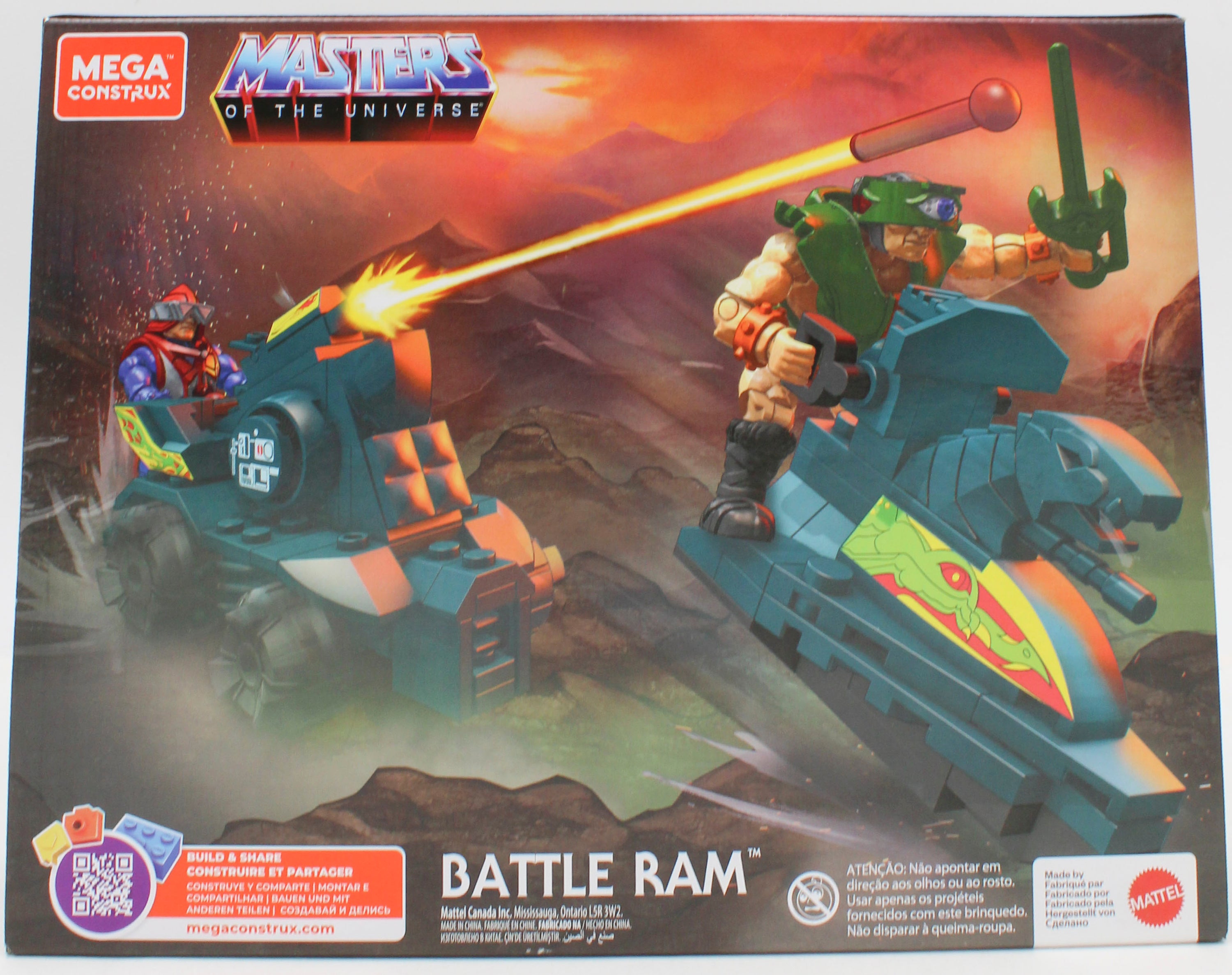 MASTERS OF THE UNIVERSE MEGA CONSTRUX BATTLE RAM