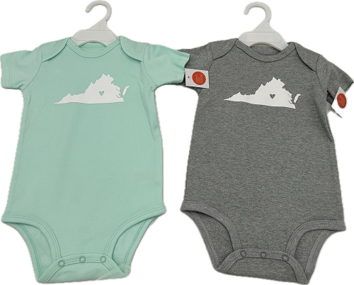 VIRGINIA ONESIE 9-12 MONTHS