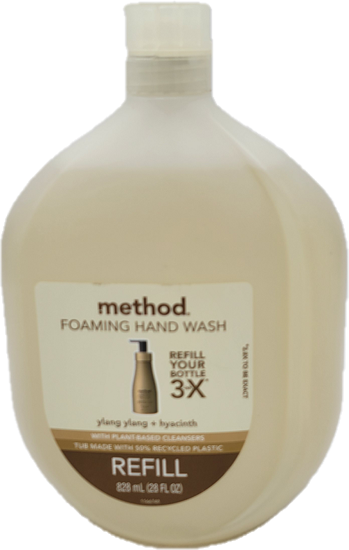 METHOD FOAMING HAND WASH REFILL YLANG YLANG & HYACINTH 28oz US