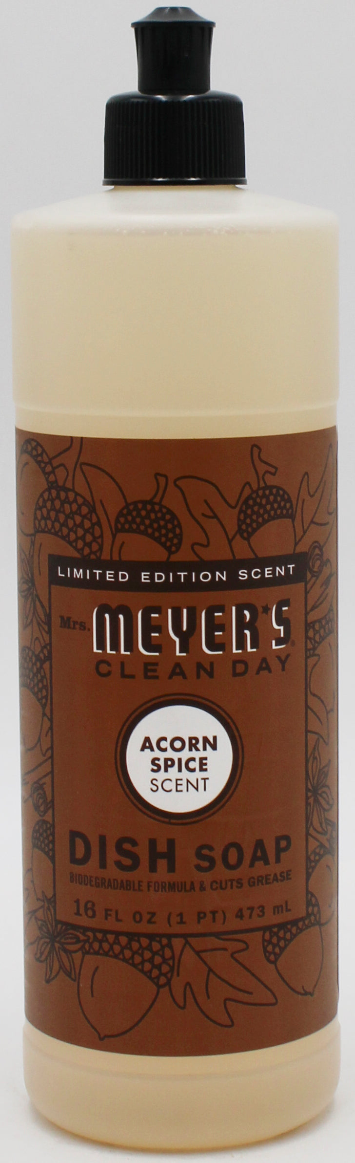 SP MRS MEYERS DISH SOAP 16oz ACORN SPICE