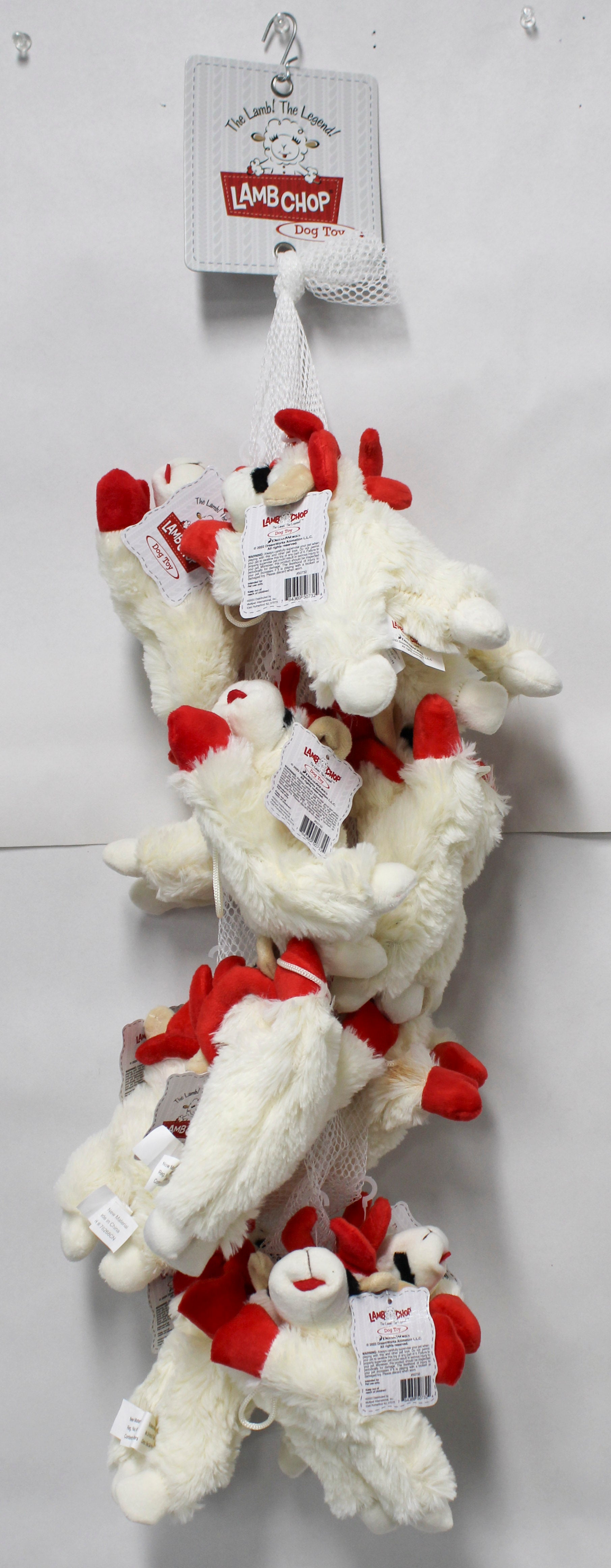 Multipet Lambchop Halloween Dog Toy with Headband 6"