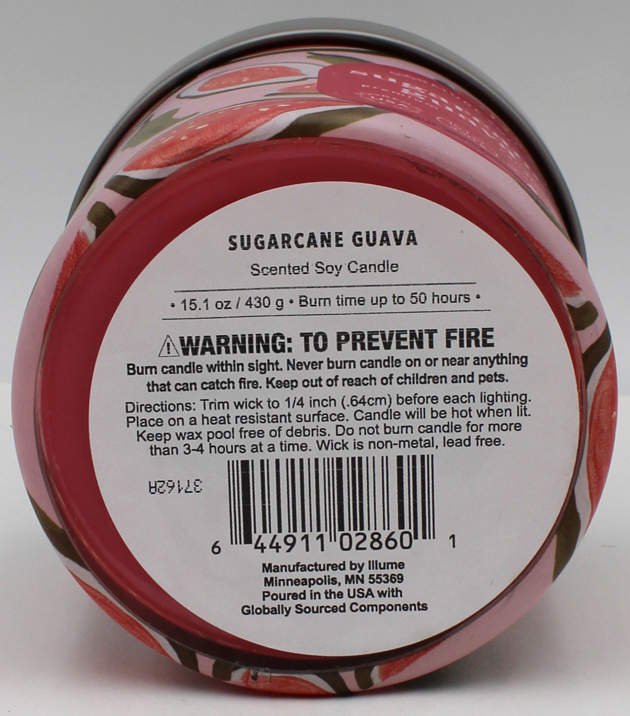 SIGNATURE SOY JAR CANDLE SUGARCANE GUAVA 15.1oz
