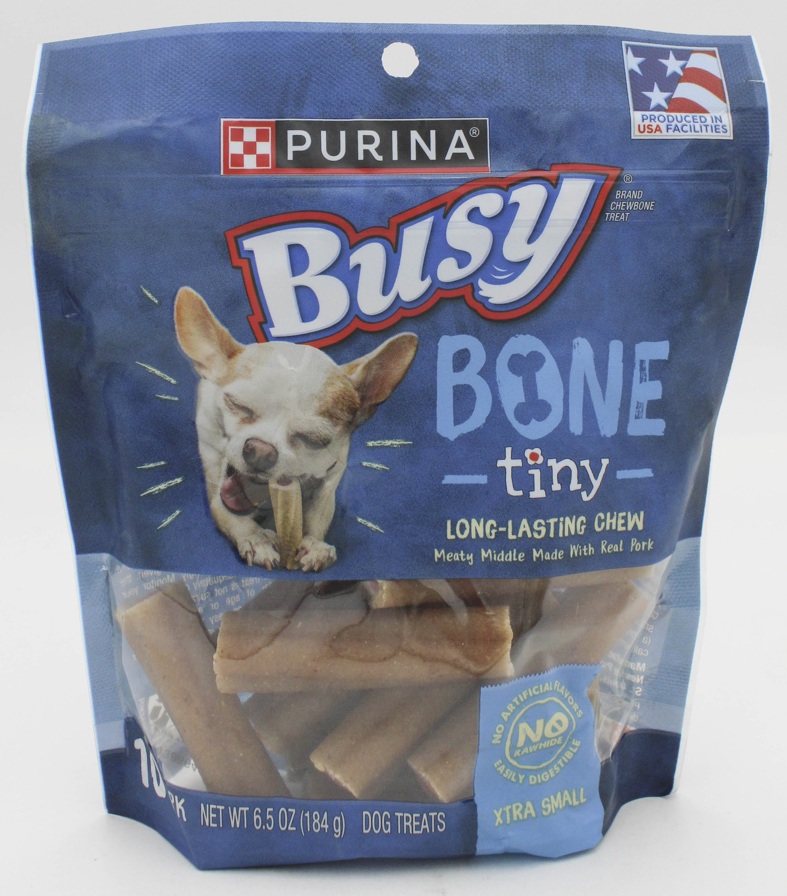 BUSY BONE TINY DOG TREATS 6.5oz. EXP 6.30.26 NI