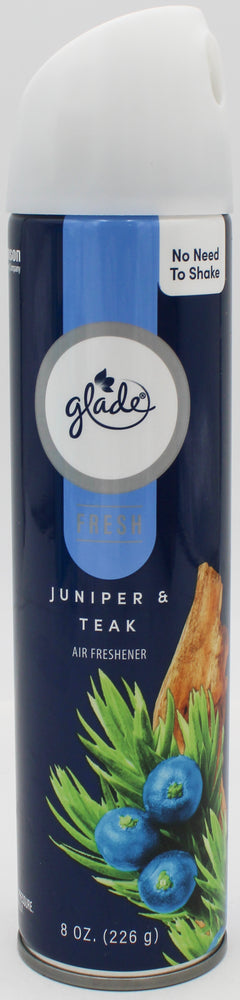 GLADE AEROSOL SPRAY FRESH JUNIPER & TEAK 8oz US