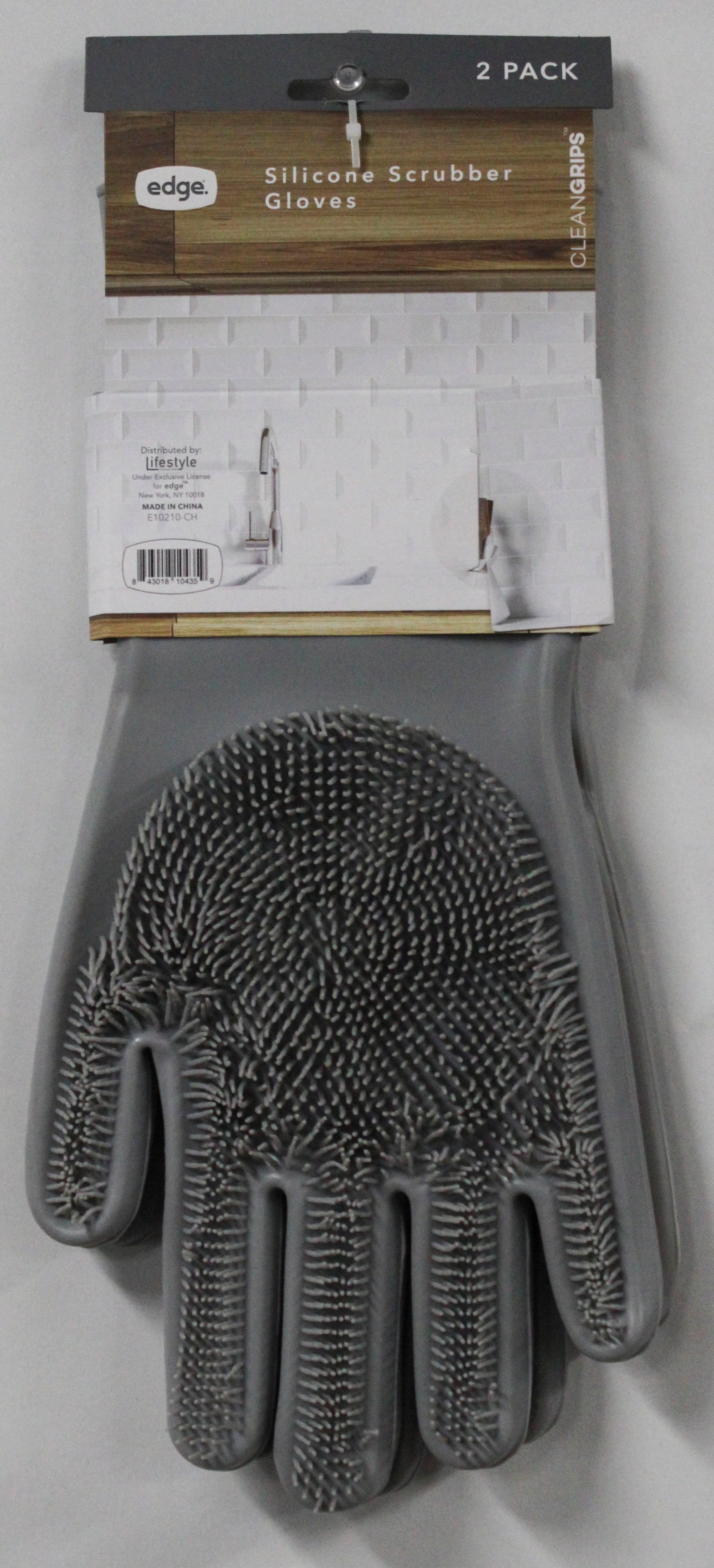 SILICONE SCRUBBER CLEANING GLOVE SET