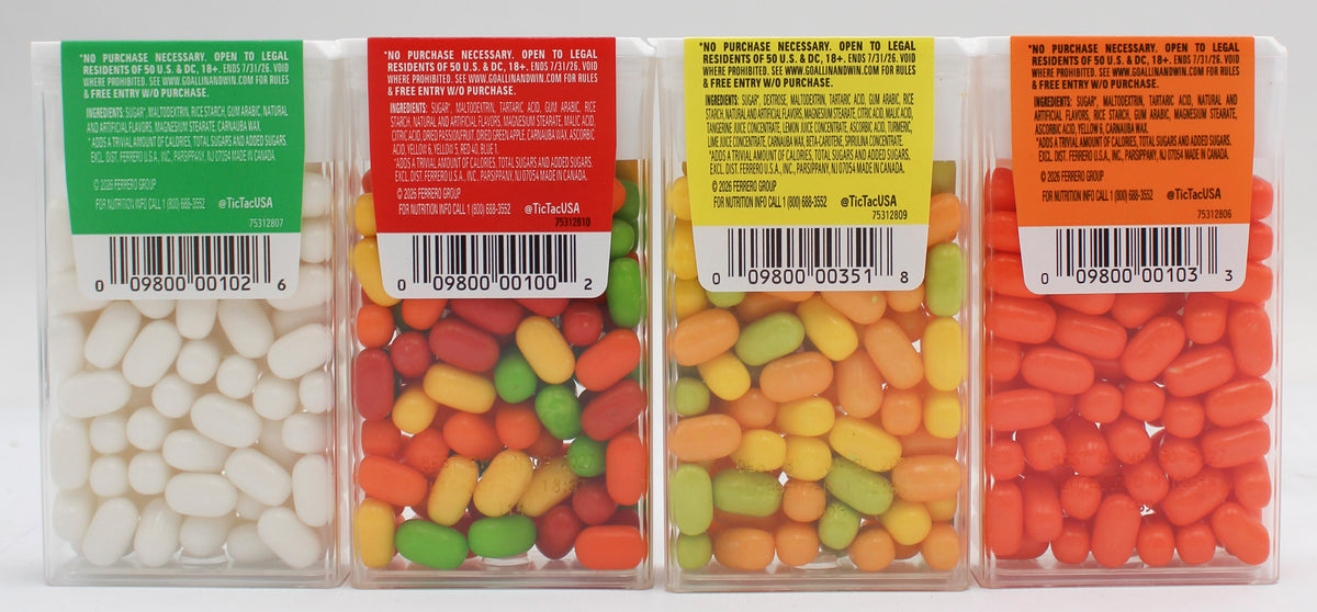 TIC TAC 100ct FLOORSTAND - CITRUS BB 4/2/27