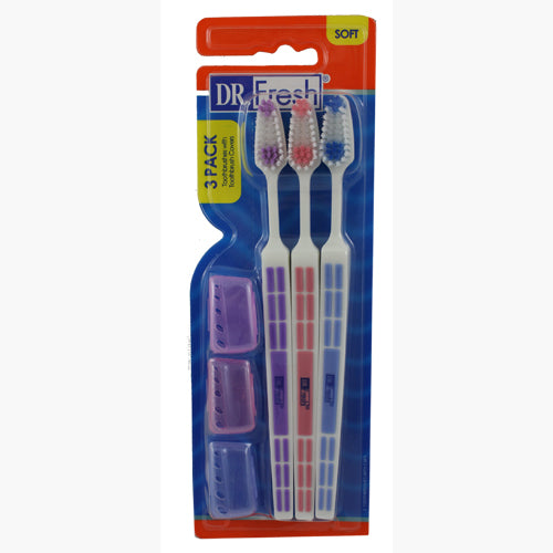 T/BRUSH 3CT W/COVERS-SOFT/ASST