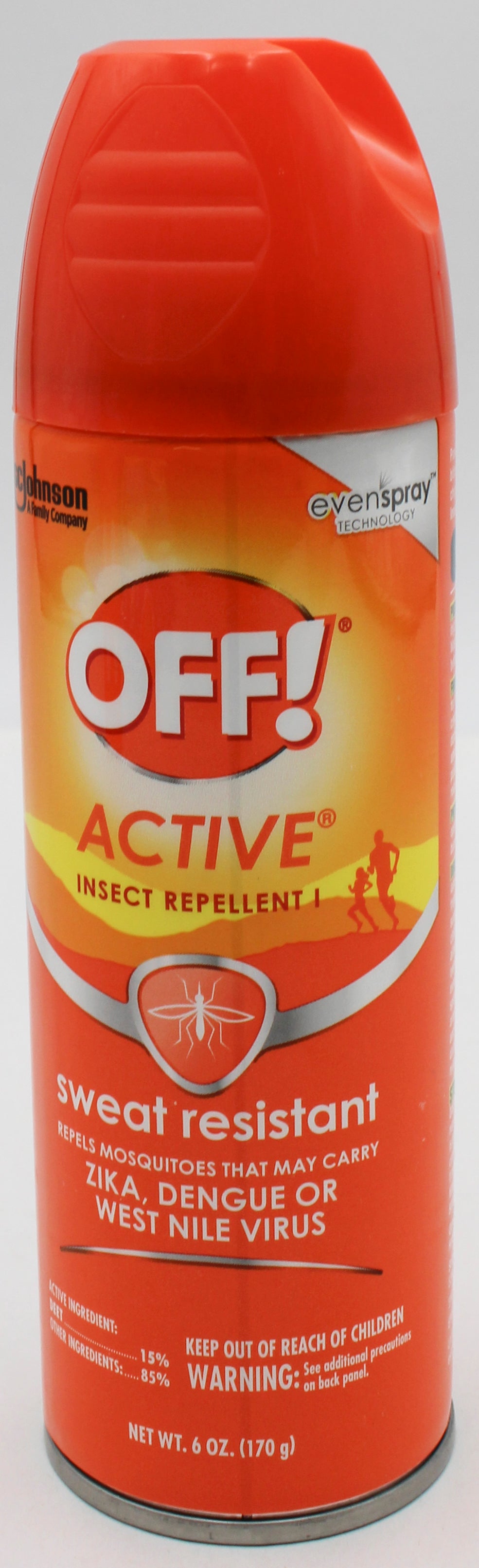 OFF ACTIVE SWEAT RESISTANT INSECT REPELLENT 6oz