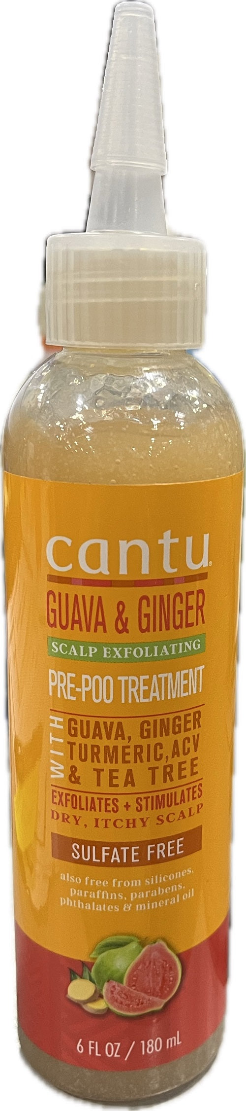 SP CANTU GUAVA & GINGER SCALP EXFOLIATING PRE-POO TREATMENT  6oz NI