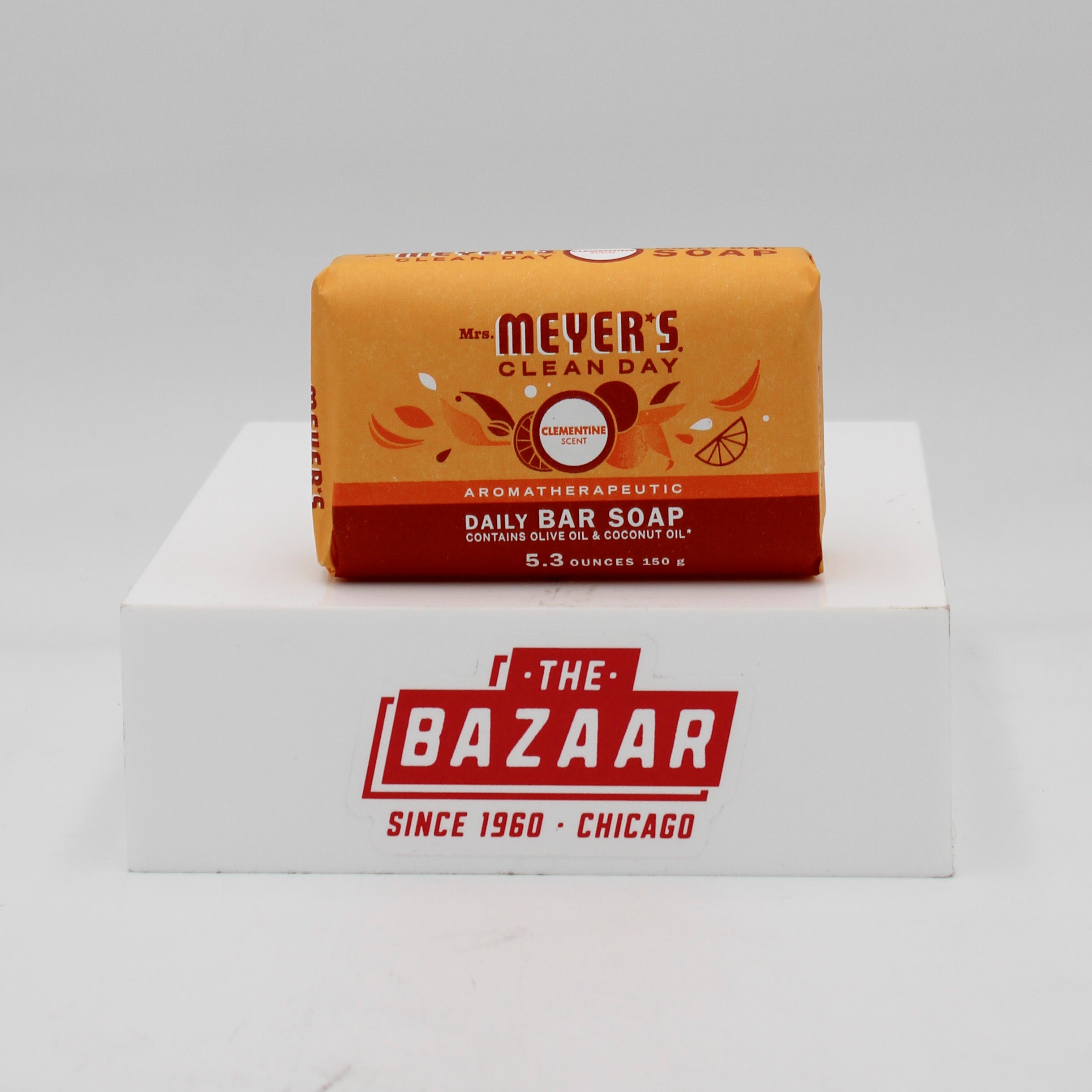 MRS MEYERS BAR SOAP CLEMENTINE 5.3oz US