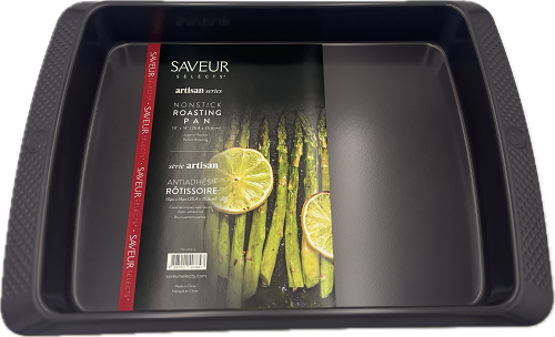SAVEUR ARTISAN NONSTICK ROASTING PAN 10"x14"X NI