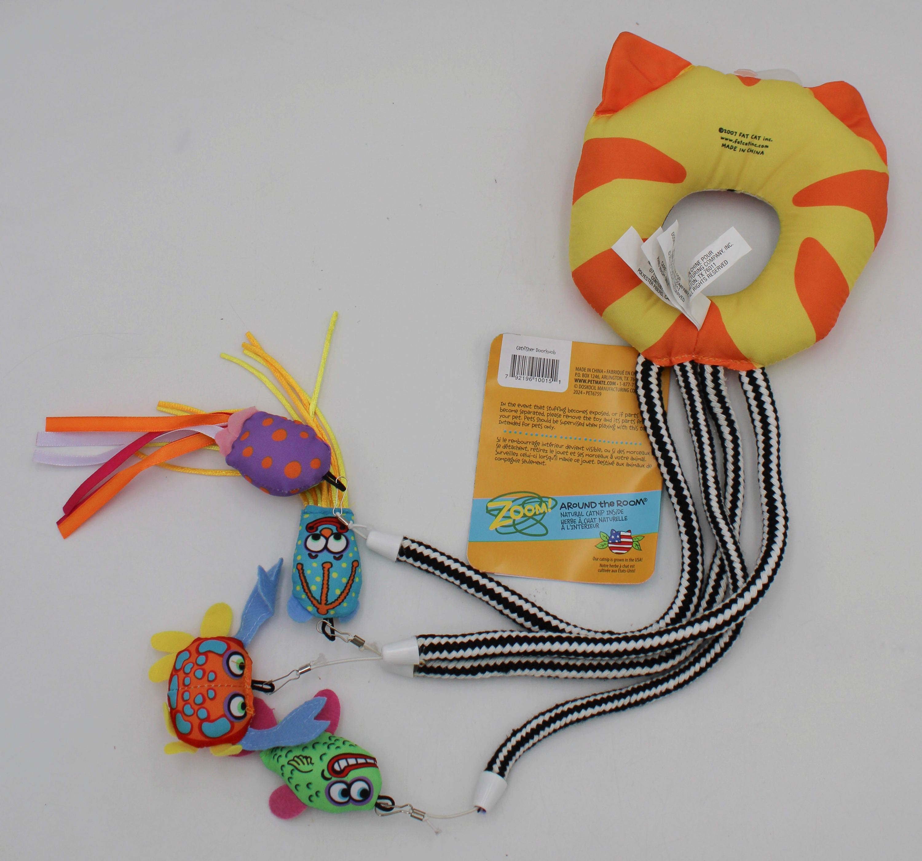 FATCAT CATFISHER DOORKNOB HANGER