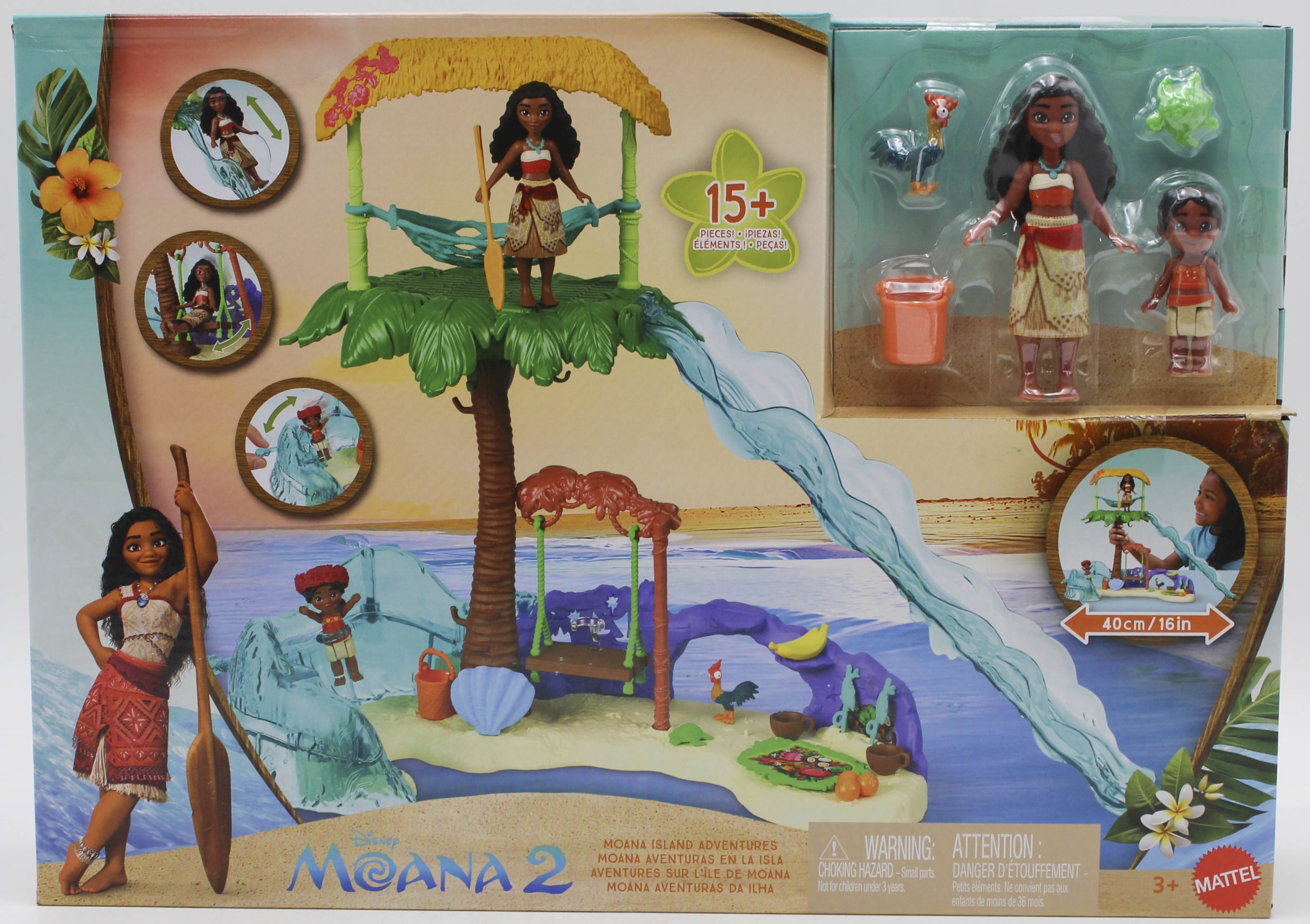 DISNEY MOANA 2 ISLAND ADVENTURES PLAYSET