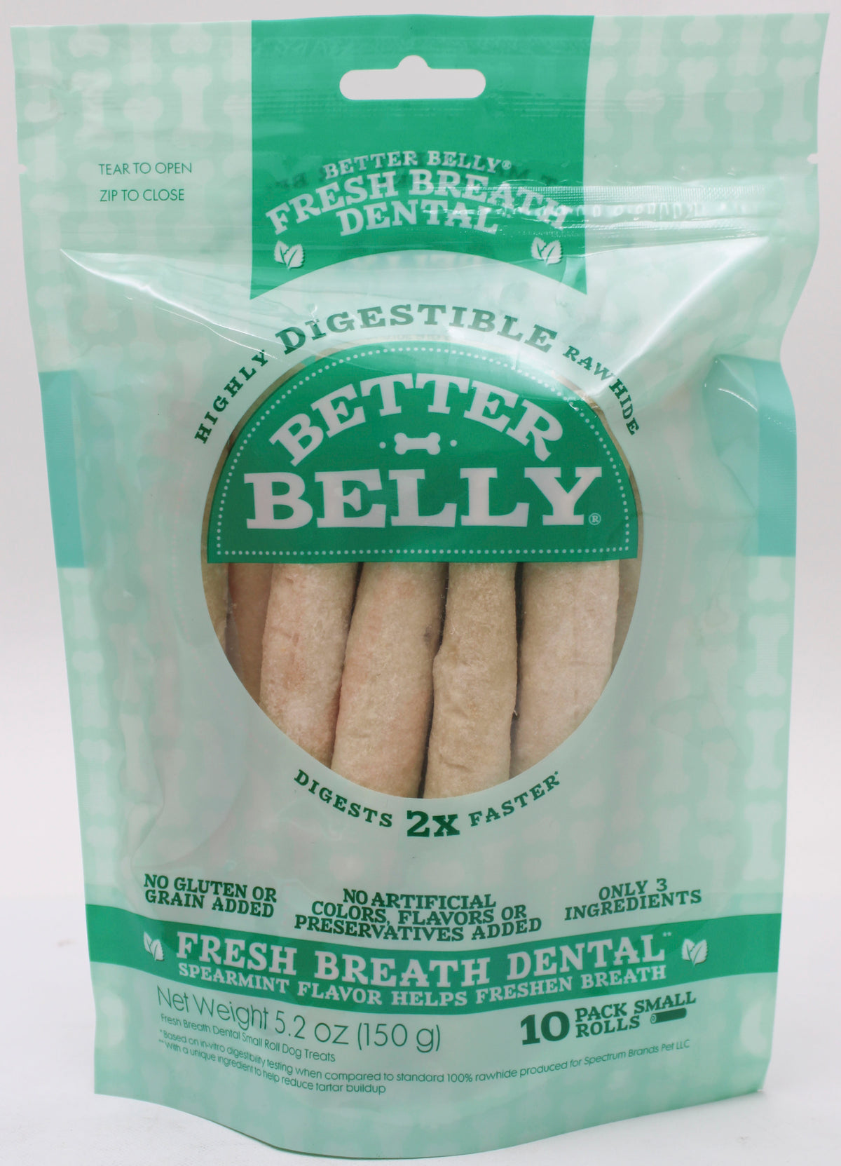 BETTER BELLY DENTAL CHEWS 10CT BB 6/21/2027 NI