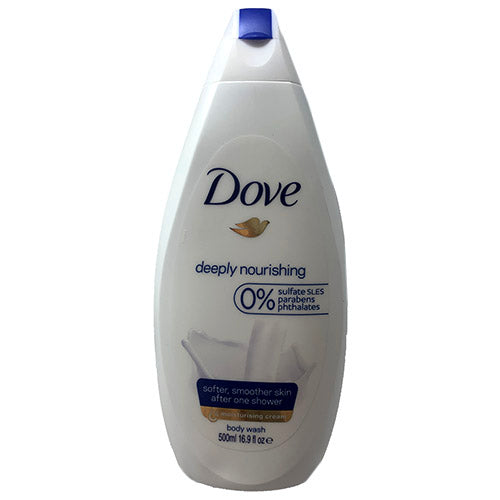 DOVE BODYWASH 500ML/16.9OZ -DEEPLY NOURISHING