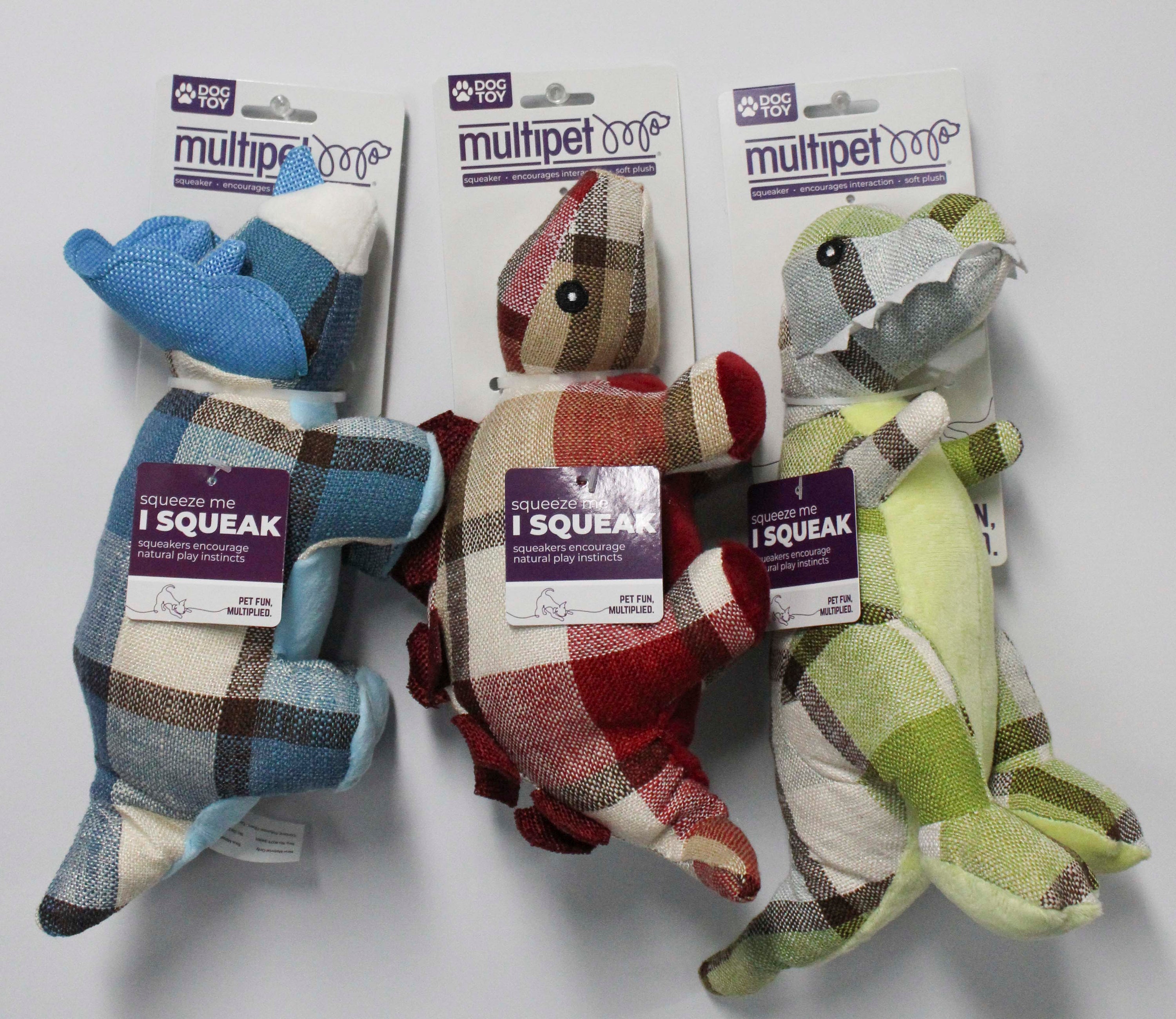 Multipet Plaidosaurus Dog Toy Wholesale - Bulk Distributor Supply