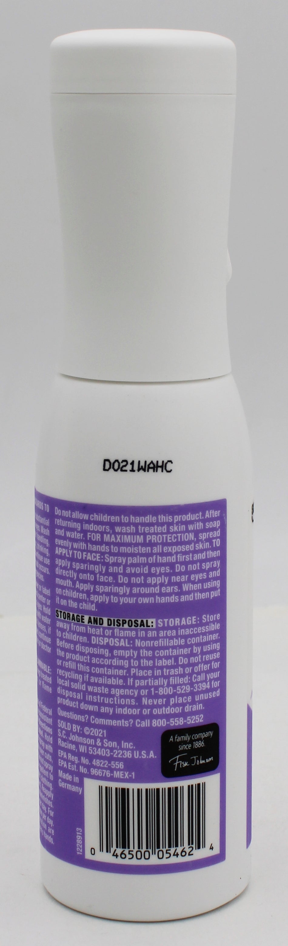 SP OFF CLEAN FEEL INSECT REPELLENT MISTING SPRAYER 6oz FRAGANCE FREE