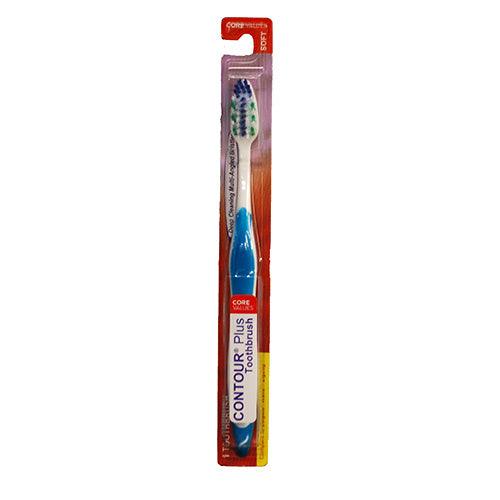CORE VALUES CONTOUR PLUS TOOTHBRUSH-SOFT