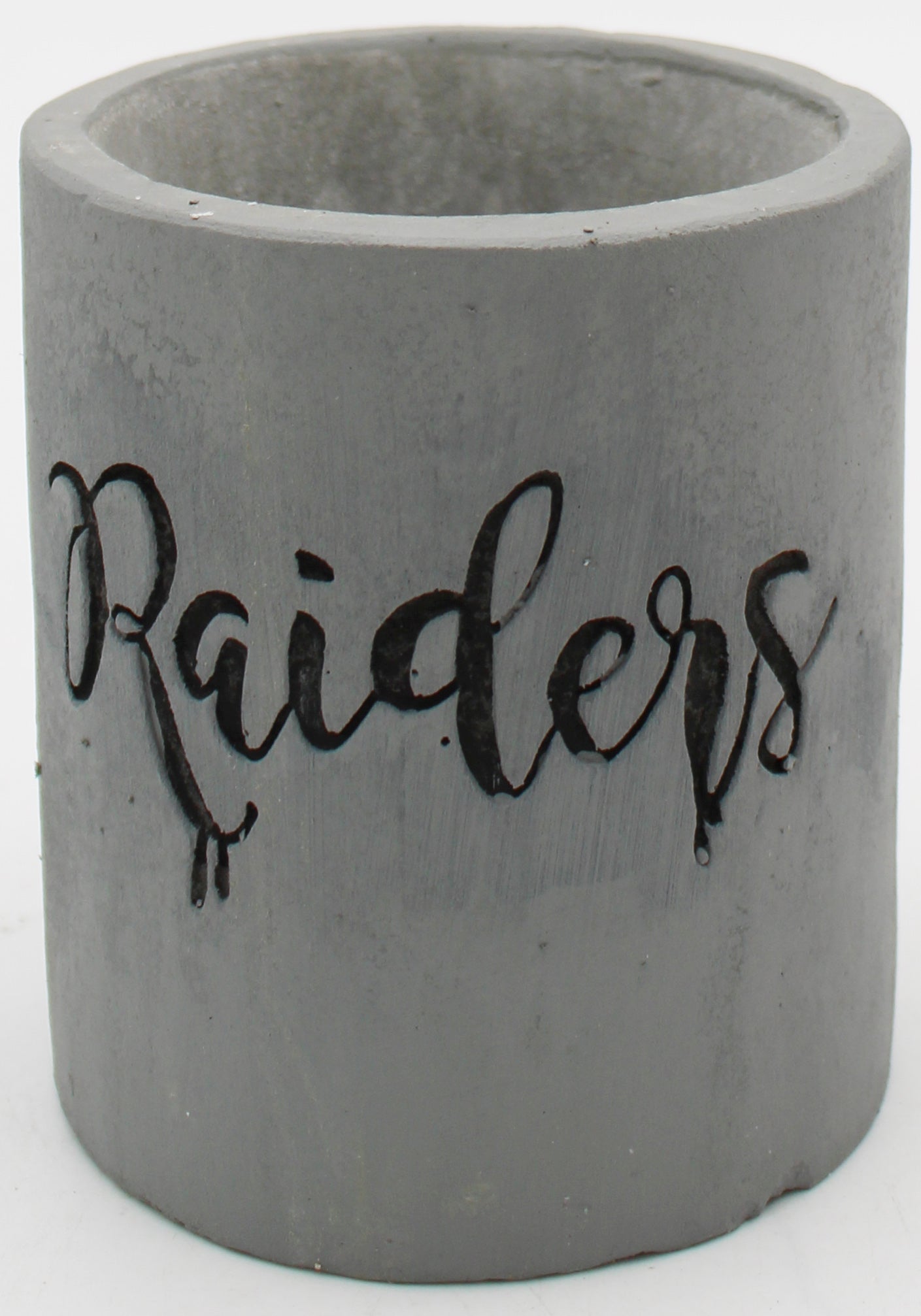 OFFICIALLY LICENCED LAS VEGAS RAIDERS CEMENT PLANTER -4IN -EMPTY