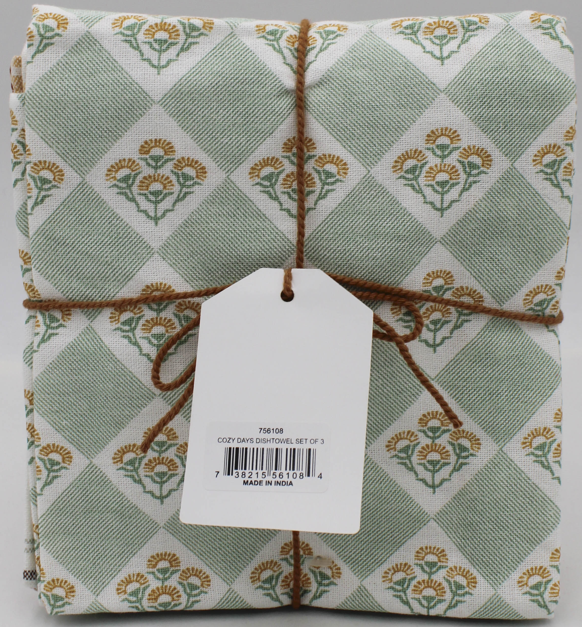 SET OF 3 DISHTOWELS - COZY DAYS
