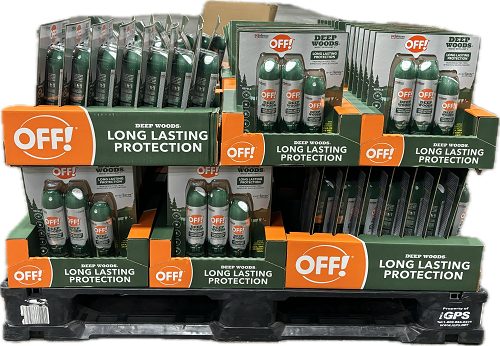 OFF! DEEP WOODS 3PACK  2-9oz/1-6oz LONG LASTING PROTECTION DISPLAY US