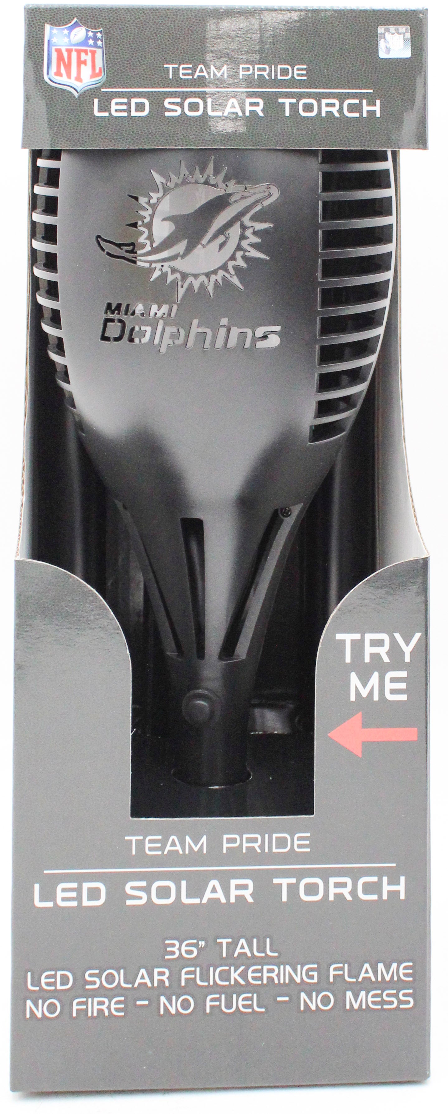 MIAMI DOLPHINS LED SOLAR TORCH  36"
